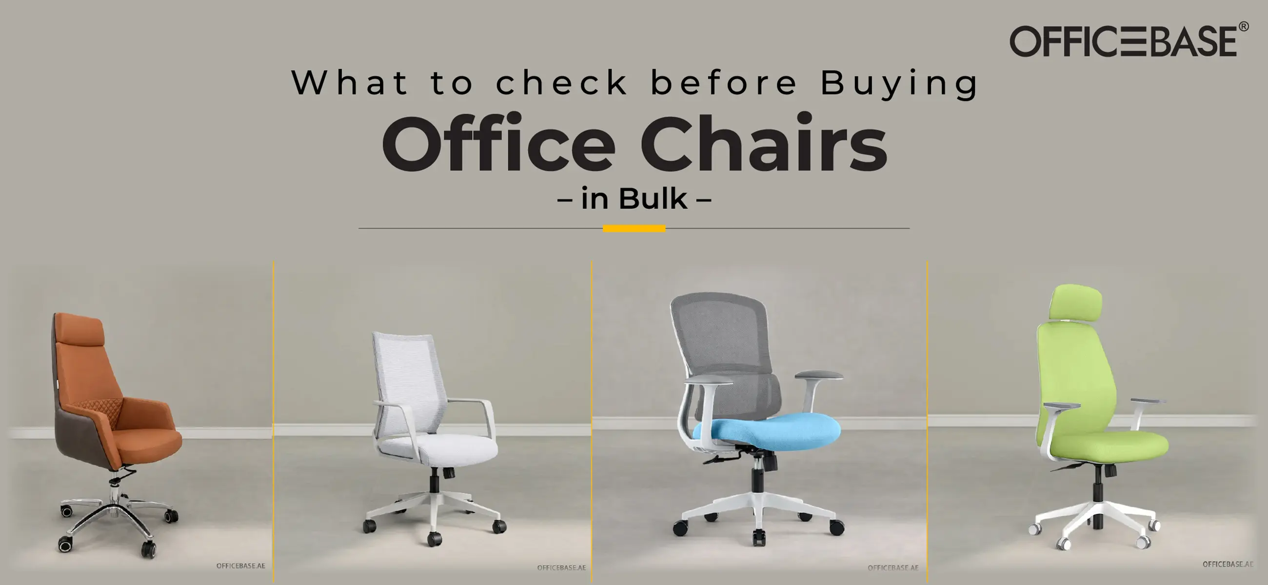 What to Check Before Buying Office Chairs in Bulk
