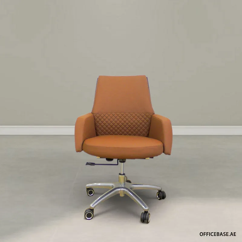 Monarque Mid Back PU Leather Chair