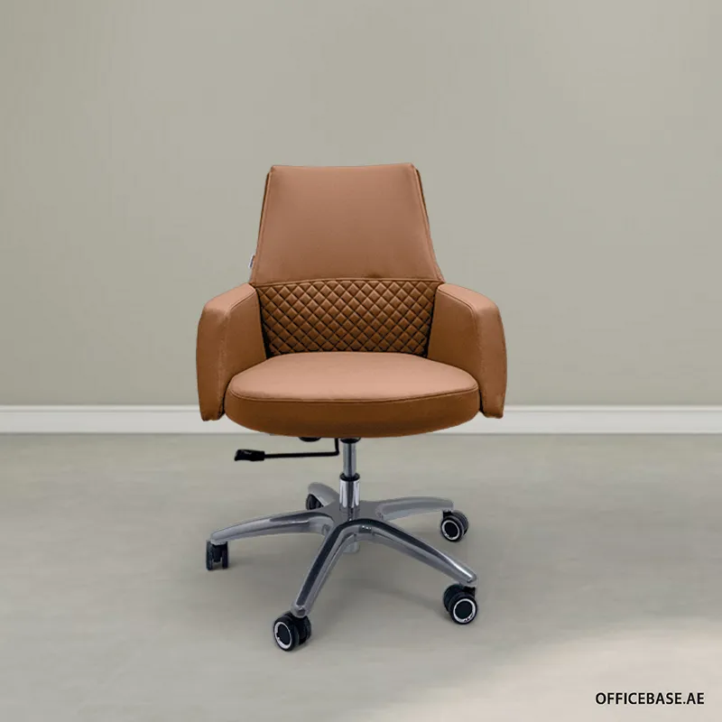 Monarque Mid Back PU Leather Chair